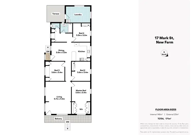 Floorplan of Homely house listing, 17 Mark Street, New Farm QLD 4005