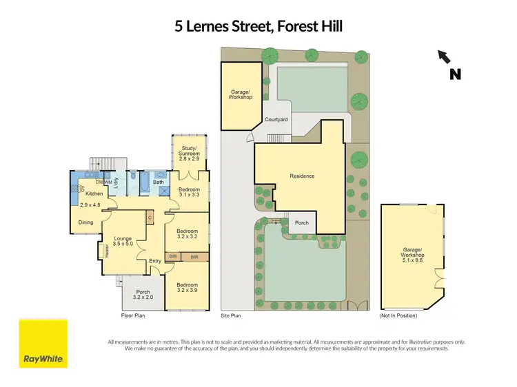 Floorplan of Homely house listing, 5 Lernes Street, Forest Hill VIC 3131