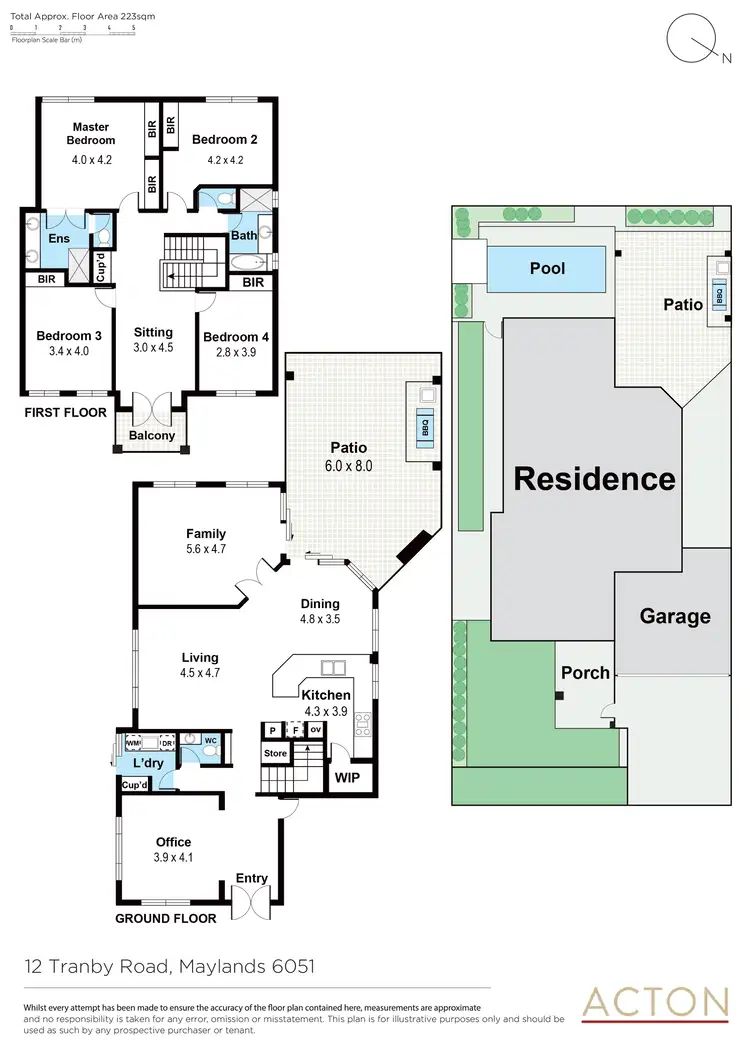 Floorplan of Homely house listing, 12 Tranby Road, Maylands WA 6051