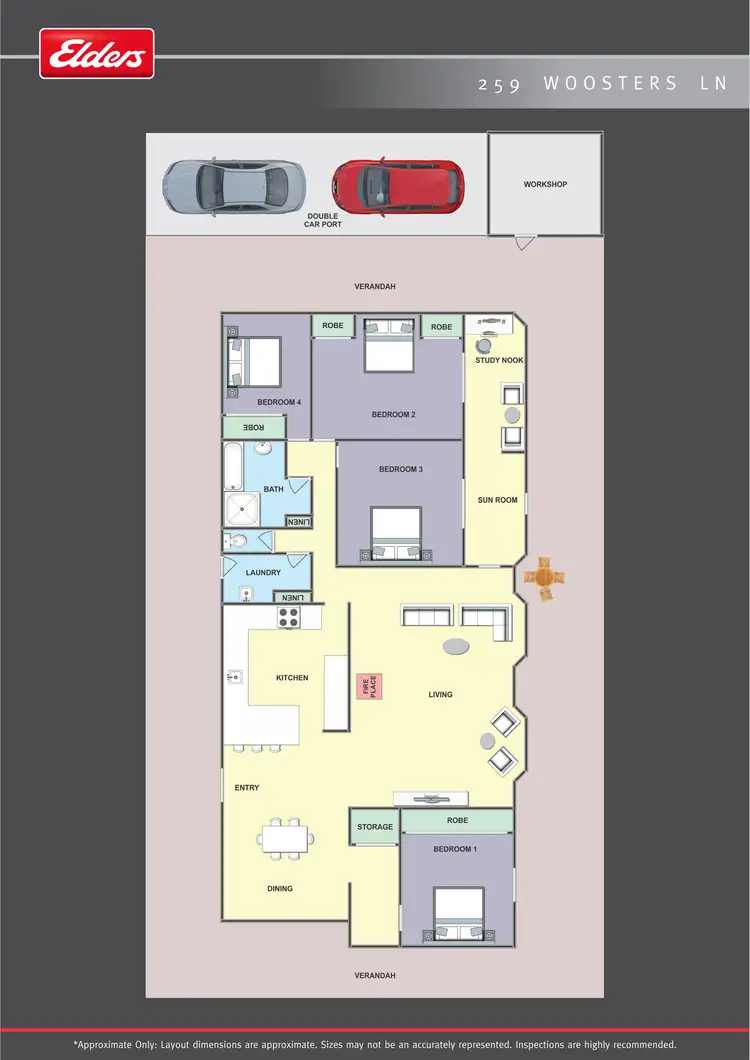 Floorplan of Homely rural property listing, 259 Woosters Lane, Nabiac NSW 2312