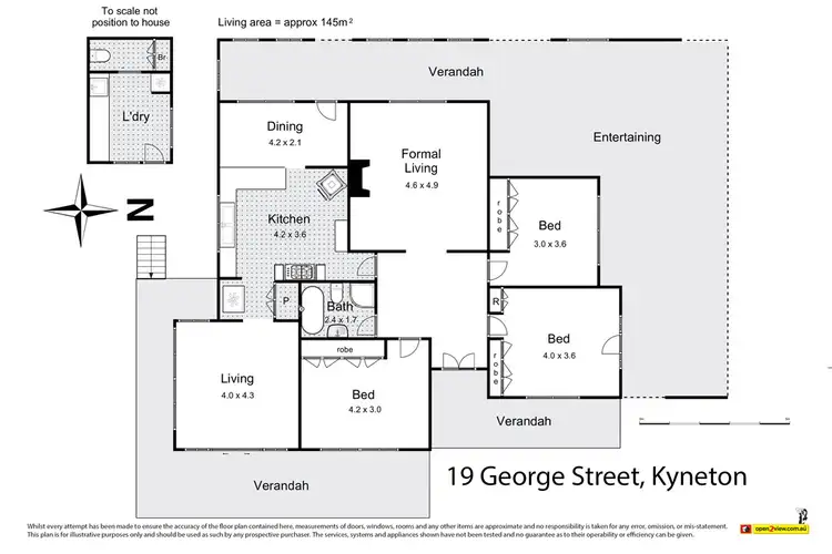Floorplan of Homely house listing, 19 George Street, Kyneton VIC 3444