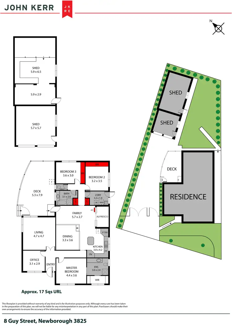Floorplan of Homely house listing, 8 Guy Street, Newborough VIC 3825