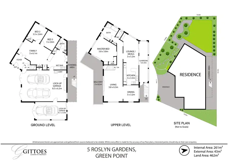 Floorplan of Homely house listing, 5 Roslyn Gardens, Green Point NSW 2251