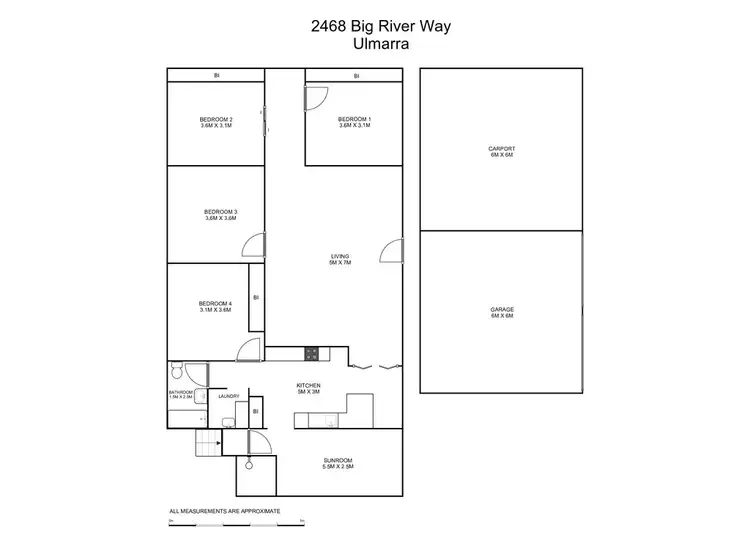 Floorplan of Homely house listing, 2468 Big River Way, Ulmarra NSW 2462