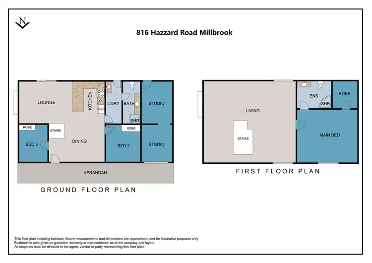 Floorplan of Homely house listing, 816 Hazzard Road, Millbrook WA 6330