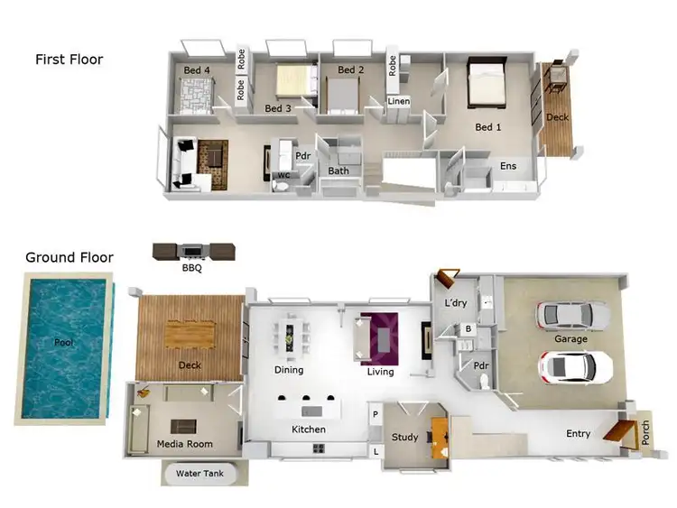 Floorplan of Homely house listing, 24 Augusta Parade, North Lakes QLD 4509