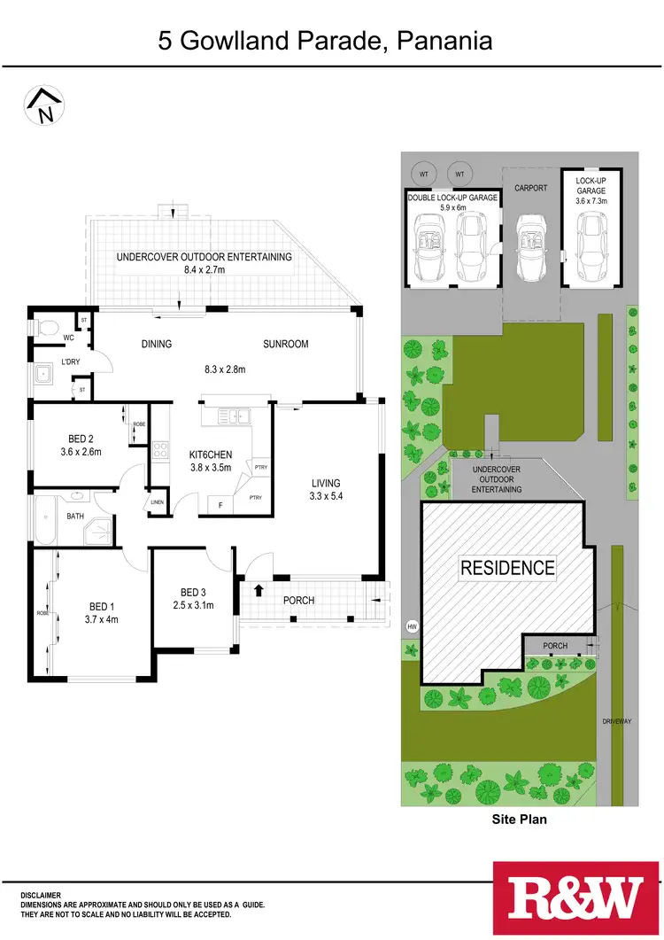 Floorplan of Homely house listing, 5 Gowlland Parade, Panania NSW 2213