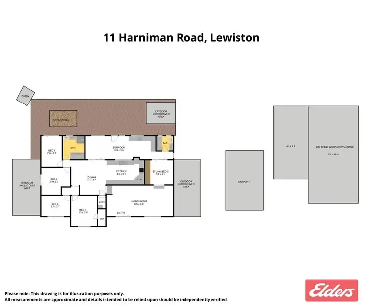 Floorplan of Homely house listing, 11 Harniman Road, Lewiston SA 5501