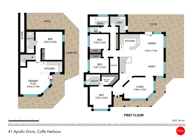 Floorplan of Homely house listing, 41 Apollo Drive, Coffs Harbour NSW 2450
