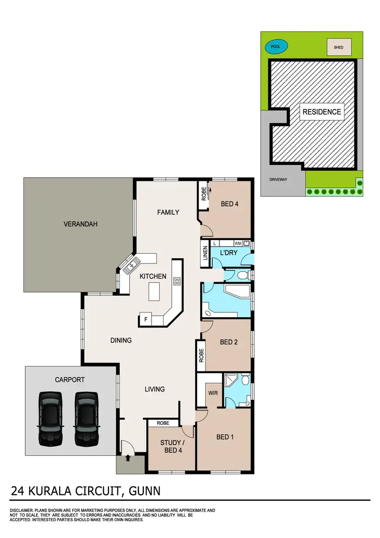 Floorplan of Homely house listing, 24 Kurala Circuit, Gunn NT 832