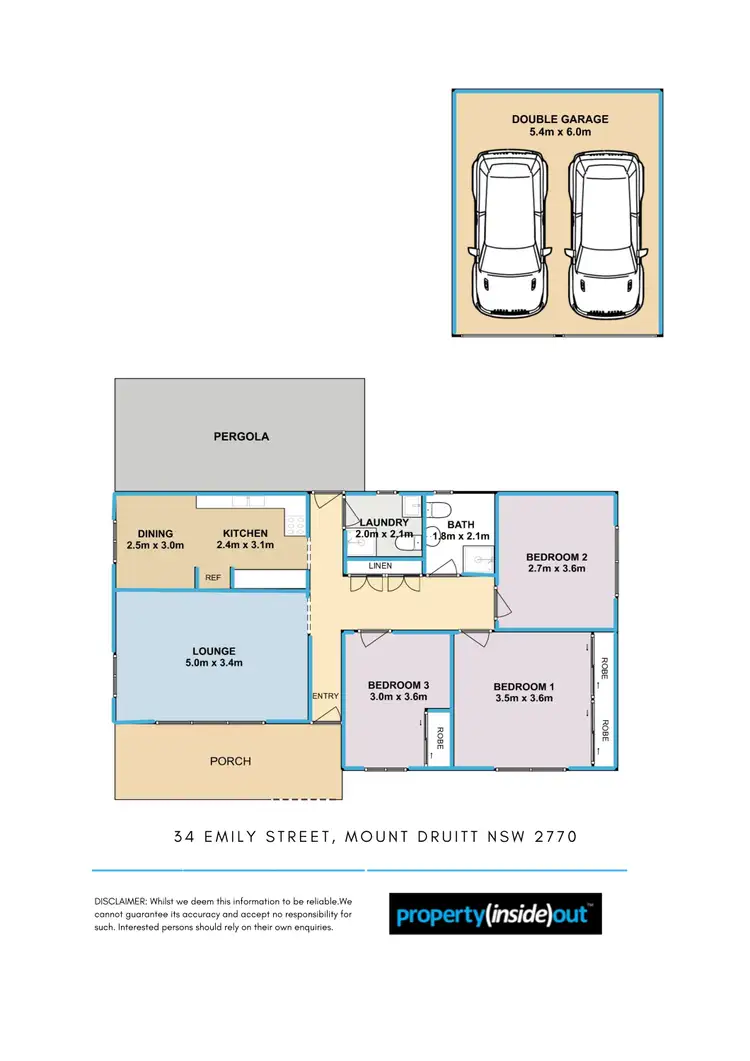 Floorplan of Homely house listing, 34 Emily Street, Mount Druitt NSW 2770