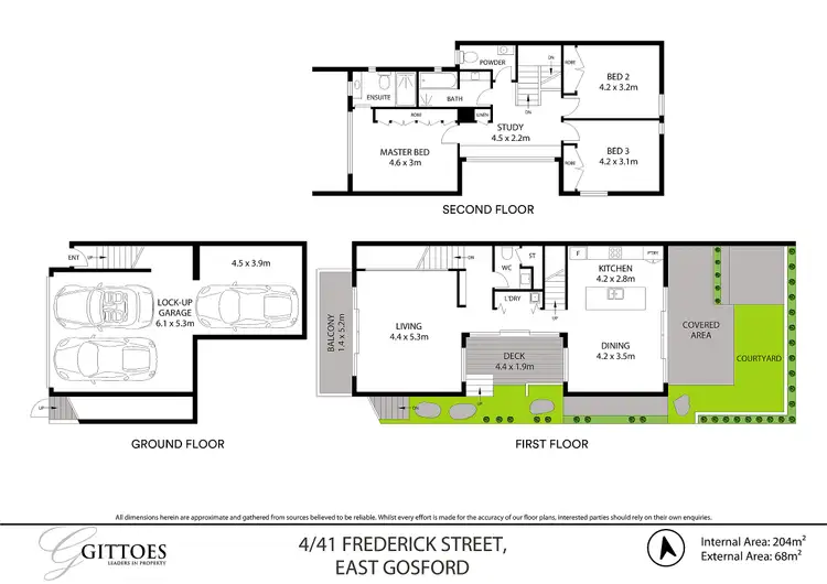 Floorplan of Homely townhouse listing, 4/41 Frederick Street, East Gosford NSW 2250