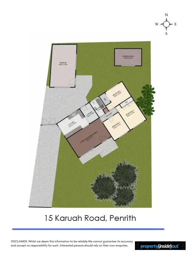 Floorplan of Homely house listing, 15 Karuah Road, Penrith NSW 2750