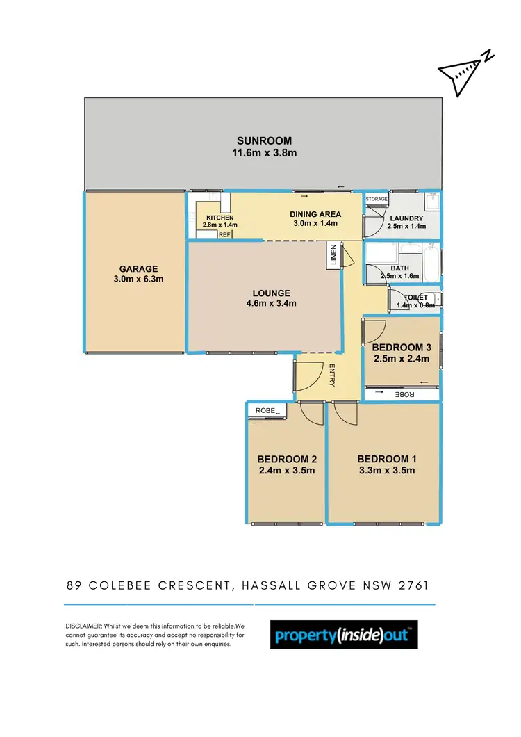 Floorplan of Homely house listing, 89 Colebee Crescent, Hassall Grove NSW 2761