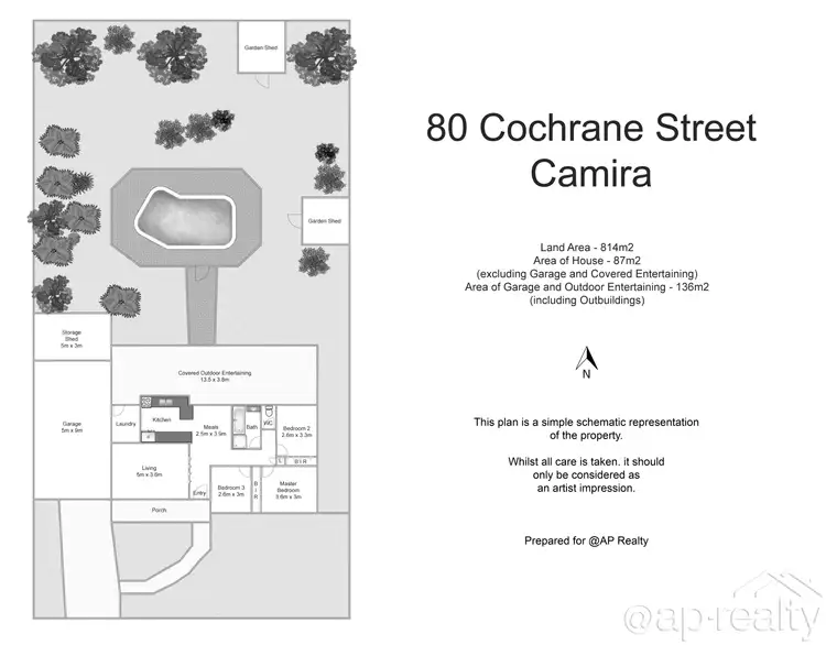 Floorplan of Homely house listing, 80 Cochrane Street, Camira QLD 4300