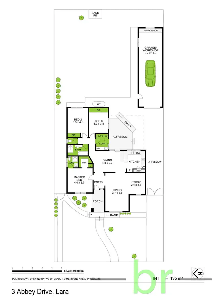 Floorplan of Homely house listing, 3 Abbey Drive, Lara VIC 3212
