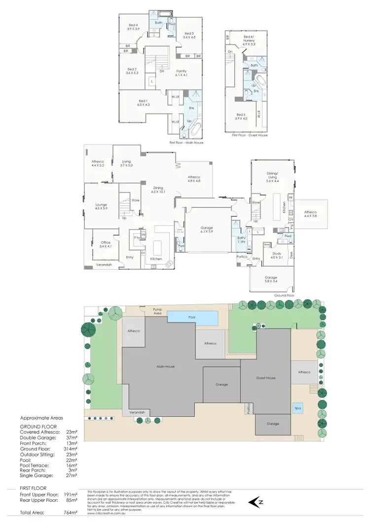 Floorplan of Homely house listing, 311 The Boulevard, City Beach WA 6015