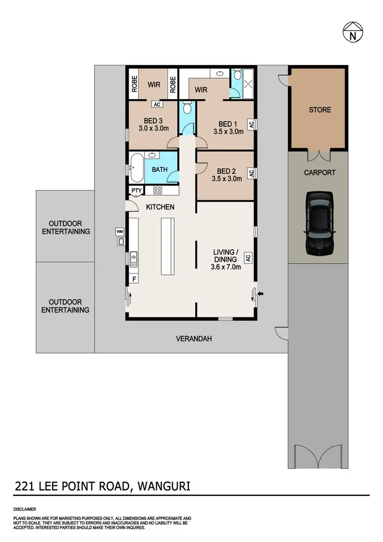 Floorplan of Homely house listing, 221 Lee Point Road, Wanguri NT 810