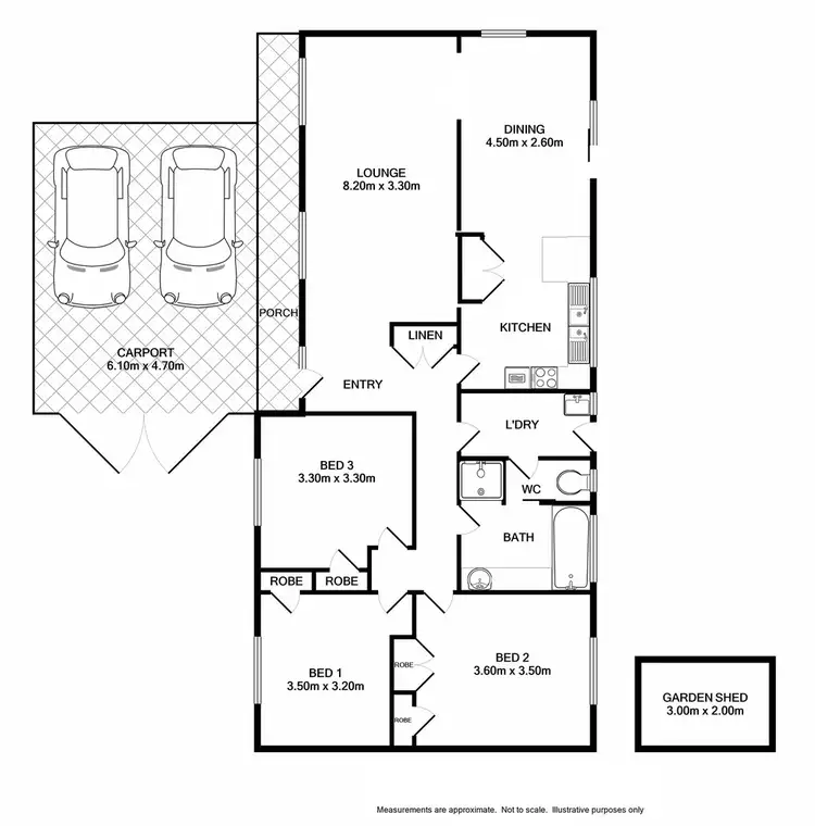 Floorplan of Homely house listing, 24 Villawood Court, Lavington NSW 2641