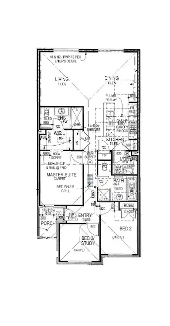Floorplan of Homely house listing, 54 Barossa Loop, Harrisdale WA 6112