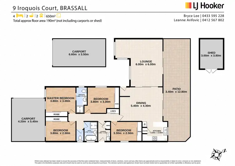 Floorplan of Homely house listing, 9 Iroquois Court, Brassall QLD 4305