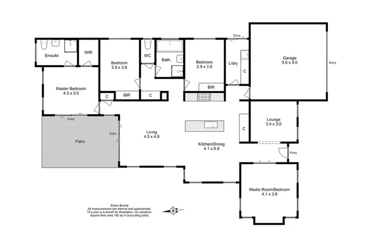 Floorplan of Homely house listing, 1 Wingrove Gardens, Shorewell Park TAS 7320