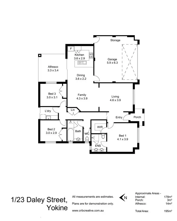 Floorplan of Homely house listing, 23a Daley Street, Yokine WA 6060