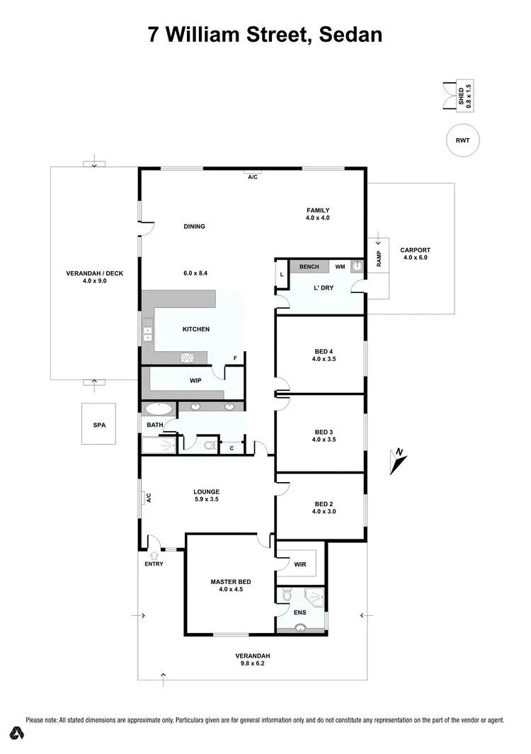 Floorplan of Homely house listing, 7 William Street, Sedan SA 5353