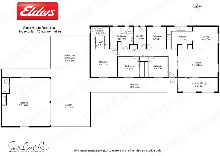 Floorplan of Homely house listing, 21 Melaleuca Crescent, Catalina NSW 2536