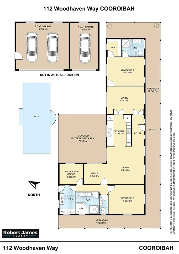 Floorplan of Homely house listing, 112 Woodhaven Way, Cooroibah QLD 4565