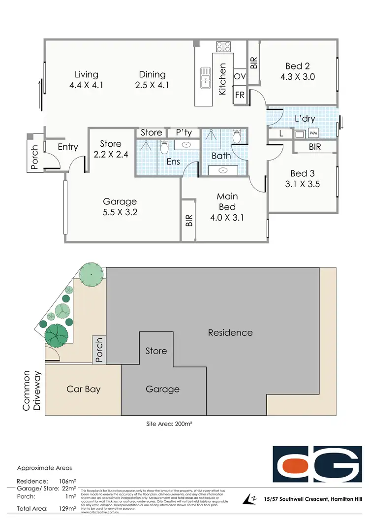 Floorplan of Homely house listing, 15/57 Southwell Crescent, Hamilton Hill WA 6163