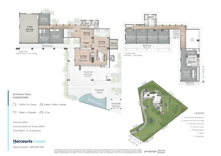 Floorplan of Homely house listing, 20 Pelican Place, Mudgeeraba QLD 4213