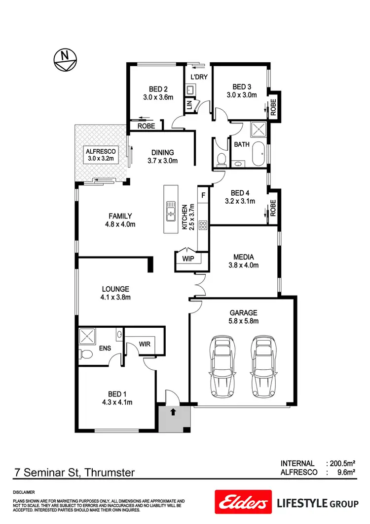 Floorplan of Homely house listing, 7 Seminar Street, Thrumster NSW 2444