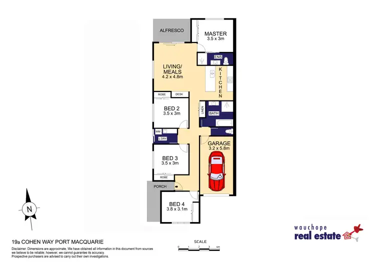 Floorplan of Homely house listing, 19A Cohen Way, Port Macquarie NSW 2444