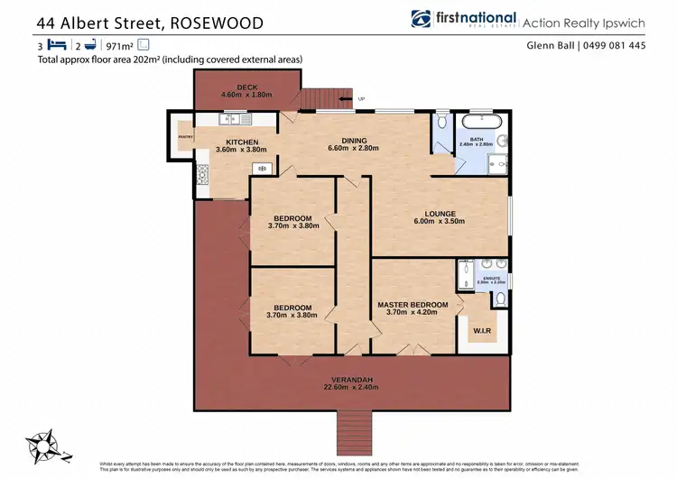 Floorplan of Homely house listing, 44 Albert Street, Rosewood QLD 4340