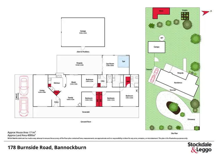 Floorplan of Homely house listing, 178 Burnside Road, Bannockburn VIC 3331