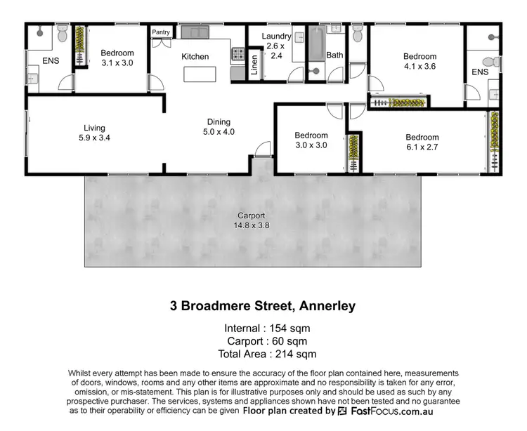 Floorplan of Homely house listing, 3 Broadmere Street, Annerley QLD 4103