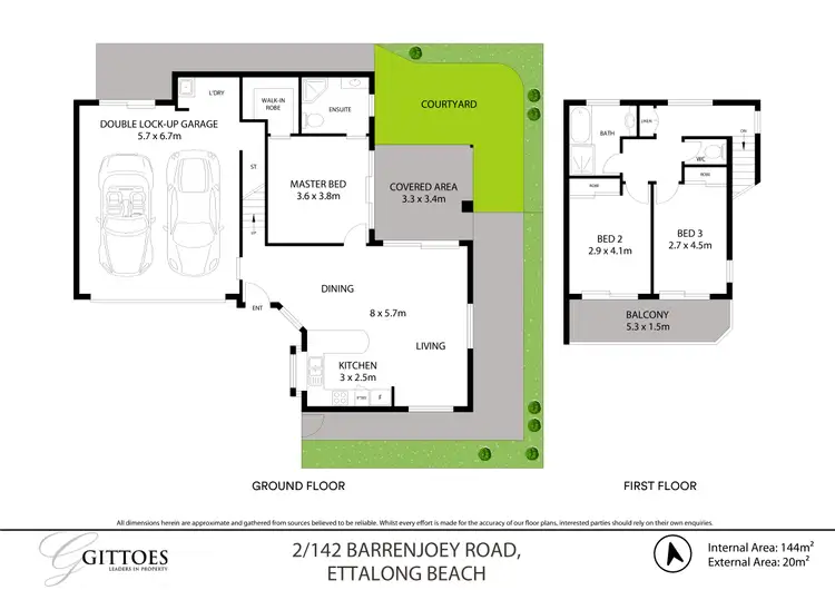 Floorplan of Homely townhouse listing, 2/142 Barrenjoey Road, Ettalong Beach NSW 2257