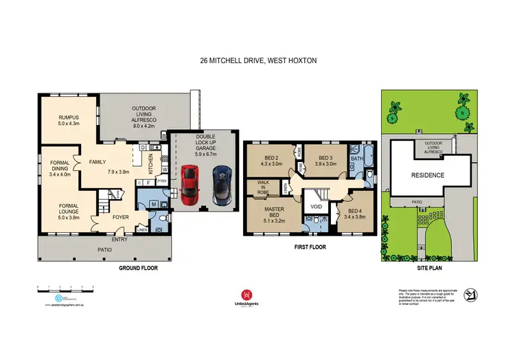 Floorplan of Homely house listing, 26 Mitchell Drive, West Hoxton NSW 2171