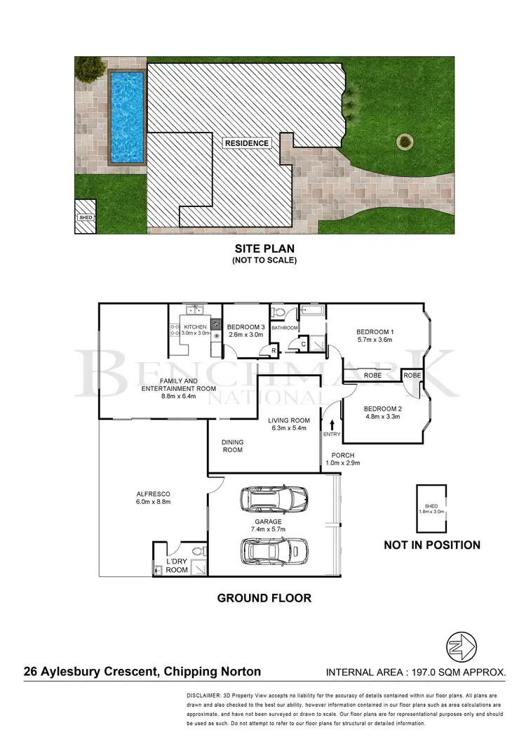 Floorplan of Homely house listing, 26 Aylesbury Crescent, Chipping Norton NSW 2170
