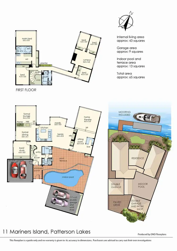 Floorplan of Homely house listing, 11 Mariners Island, Patterson Lakes VIC 3197