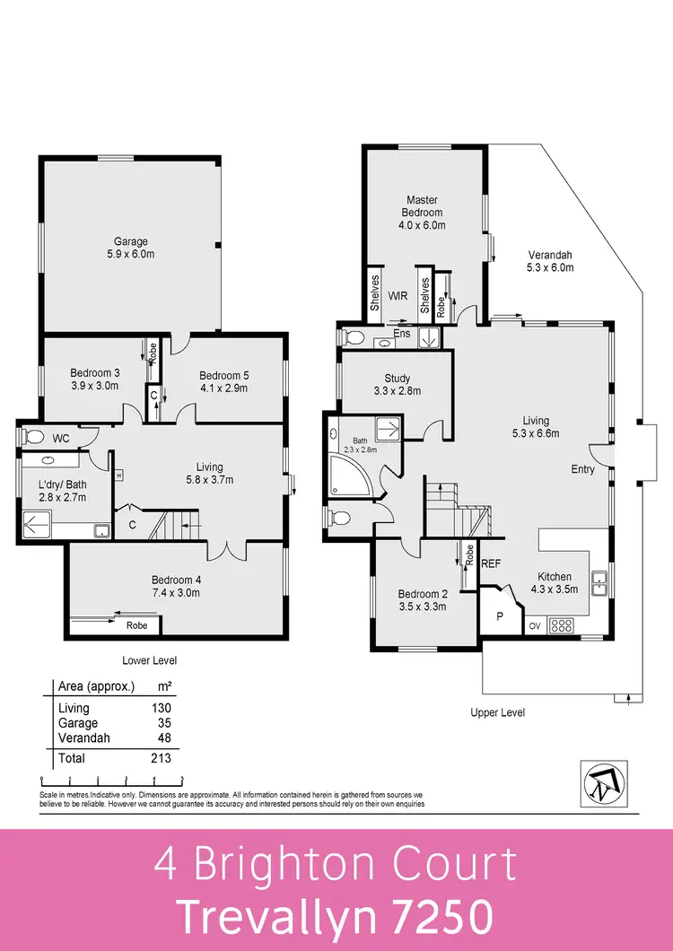 Floorplan of Homely house listing, 4 Brighton Court, Trevallyn TAS 7250