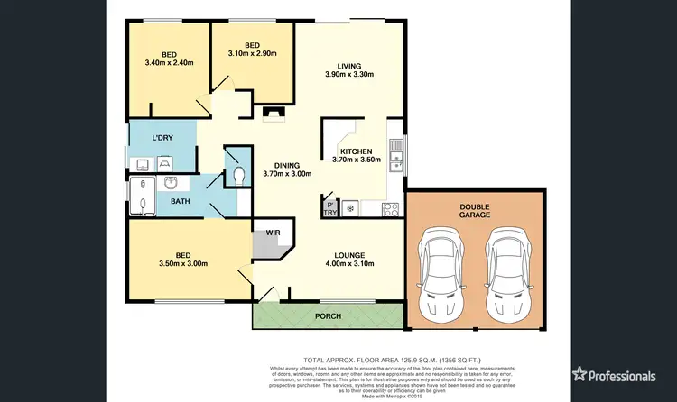 Floorplan of Homely house listing, 46 Orion Way, Marangaroo WA 6064