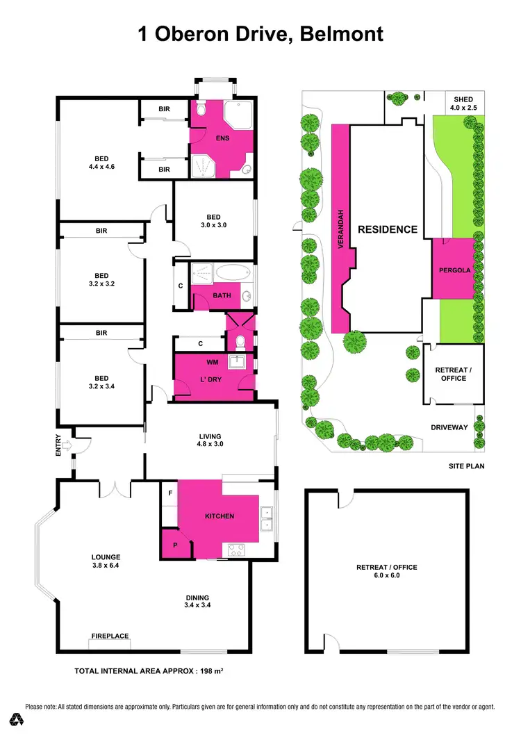 Floorplan of Homely house listing, 1 Oberon Drive, Belmont VIC 3216