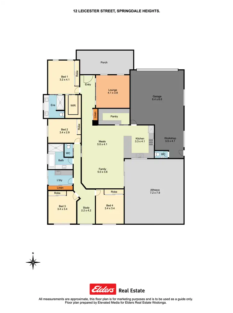 Floorplan of Homely house listing, 12 Leicester Street, Springdale Heights NSW 2641
