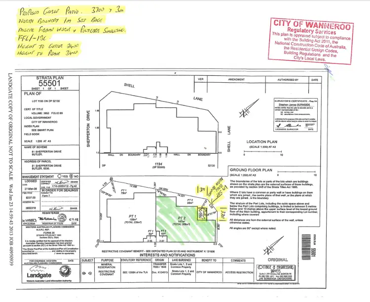 Floorplan of Homely house listing, 2 Shell Lane, Butler WA 6036