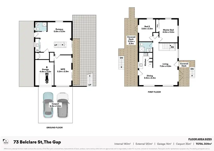 Floorplan of Homely house listing, 73 Belclare Street, The Gap QLD 4061