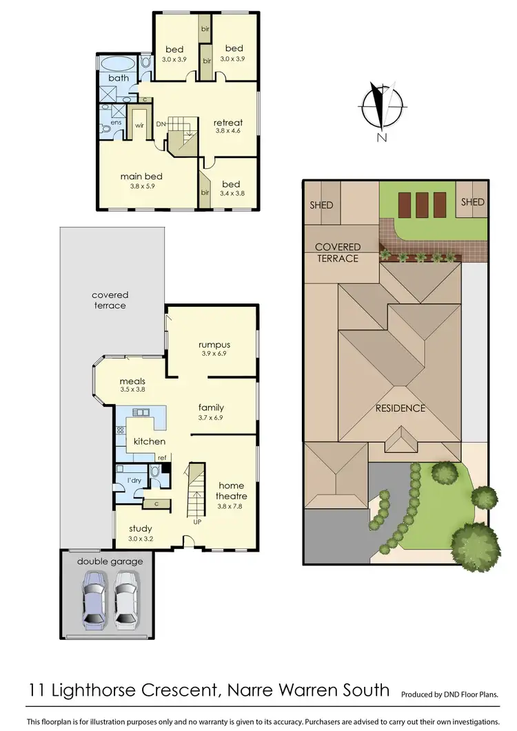 Floorplan of Homely house listing, 11 Lighthorse Crescent, Narre Warren South VIC 3805