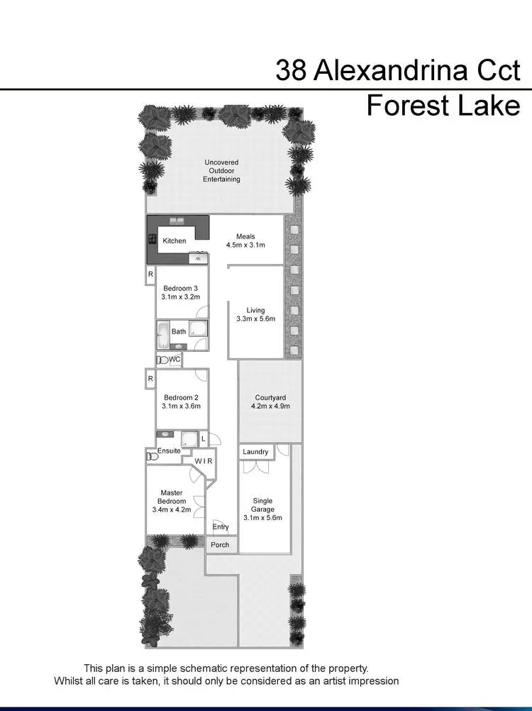 Floorplan of Homely house listing, 38 Alexandrina Circuit, Forest Lake QLD 4078