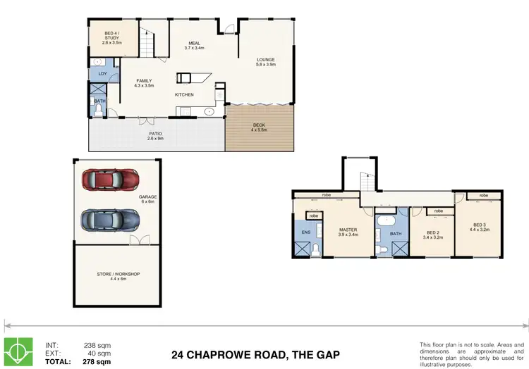 Floorplan of Homely house listing, 24 Chaprowe Road, The Gap QLD 4061
